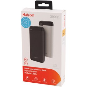 تصویر پاوربانک هترون مدل HPB2065PQ ظرفیت 20000mAh Hatron power bank model HPB2065PQ capacity 20000mAh