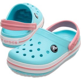 تصویر Crocband Clog K Slint Sandals یخ آبی سفید کراکس Crocs 