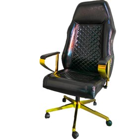 تصویر صندلی اداری سری مدیریت مدل مرسدس(دسته پی) M1350P 