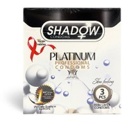 تصویر کاندوم تاخیری 3عددی شادو Shadow Delay professional Condom 3pcs