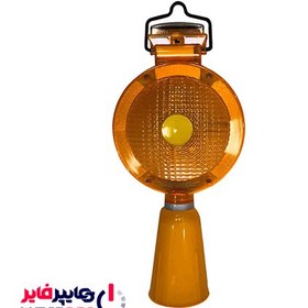 تصویر چراغ هشدار چشمک زن آذرخش مدل سولار Azarakhsh flashing warning light solar model