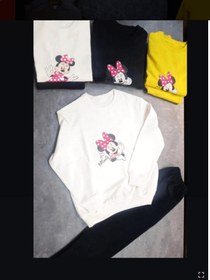 تصویر دورس و شلوار سه نخ پنبه طرح میکی Mickey design cotton shorts and pants