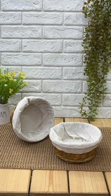 تصویر سبد سبزی حصیری 