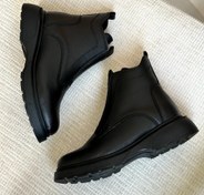 تصویر نیم بوت زنانه سایز ۳۹ و ۴۰ چرم مصنوعی 