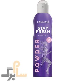 تصویر اسپری ضدتعریق زنانه فارماسی مدل POWDER Stay Fresh Powder Deodorant Kadın