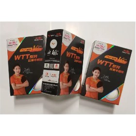 تصویر توپ پینگ پنگ WTT دبل فیش 