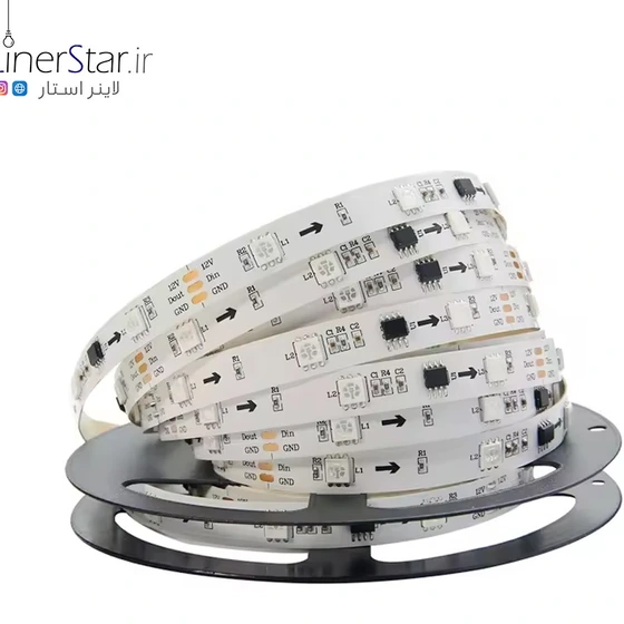 خرید و قیمت ریسه LED نواری 12 ولت تراکم 60 RGB | ترب