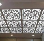 تصویر تایل معرق سقفی PVC سایز ۶۰×۶۰ کد P10 