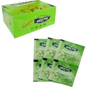 تصویر پد الکلی گلد پد Gold Pad بسته 100عددی 