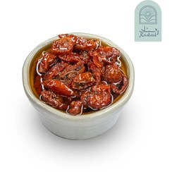 تصویر گوجه گیلاسی خشک در روغن زیتون (مزه دار شده) 