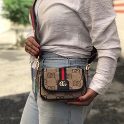 تصویر کیف دوشی زنانه گوچی کد 1101 مدل مونوگرام 