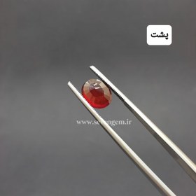 تصویر نگین سنگ گارنت سرخ جواهری (کد51) 