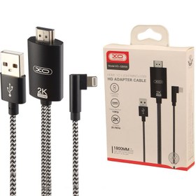 تصویر کابل تبدیل XO XO-GB008 Lightning To HDMI 1.8m 