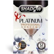 تصویر کاندوم شادو مدل Platinum بسته 12 عددی SHADOW Condoms Platinum Slow Feeling 12PCS