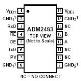 تصویر آی سی ADM2483BRWZ اورجینال 