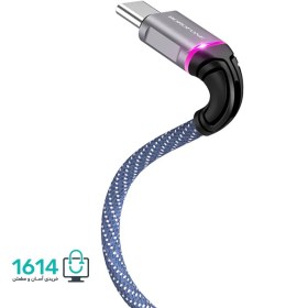 تصویر کابل تبدیل USB به USB-C بروفون مدل BU25 طول 1.2 متر Borofone BU25 Type-C Cable 1.2m