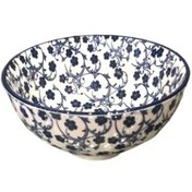 تصویر کاسه آبگوشتی 15 سانت گل آبی دنی هوم 