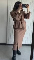 تصویر دامن راسته ی زنانه مدل ماری|Mari 