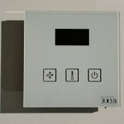 تصویر کلید ترموستات سفید IOT Touch Thermostat Switch