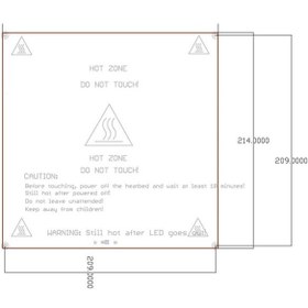 تصویر هیت بد ( PCB Heated Bed ) پرینترهای سه بعدی RepRap 