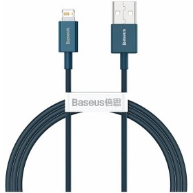 تصویر کابل تبدیل USB به Lightning بیسوس مدل CALYS-A03 طول 1 متر USB to Lightning Conversion Cable BASEUS CALYS-A03 1m