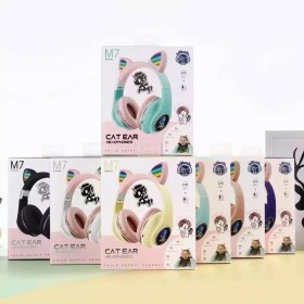 تصویر هدفون بی سیم خرگوشی مدل M7 Cat-ear M7 Cat-ear