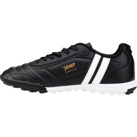 تصویر کفش‌ فوتبال مردانه چمن مصنوعی مشکی مدل 134H برند jump 134H Black Artificial Turf Men's Football Shoes