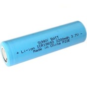 تصویر باتری لیتیوم یون سر تخت 2200 میلی آمپر سایز 18650 ا Lithium Battery Lithium Battery