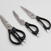 تصویر قیچی آشپزخانه چند کاره استیل شنگیا 