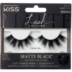 تصویر مجموعه مژه‌های مات سه‌بعدی فیک میک مشکی برند kiss 3D Matte Lash Faux Mink Collection Black