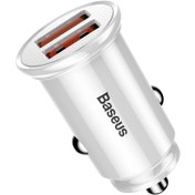 تصویر شارژر فندکی فست شارژ Baseus CCALL-YD QC3 30W Baseus CCALL-YD QC3.0 30W Car Charger