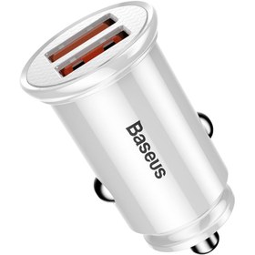 تصویر شارژر فندکی فست شارژ Baseus CCALL-YD QC3 30W Baseus CCALL-YD QC3.0 30W Car Charger