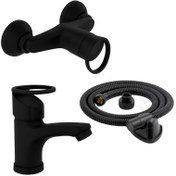 تصویر ست شیرآلات فراست پویا مدل تیدا M1 مجموعه 3 عددی 