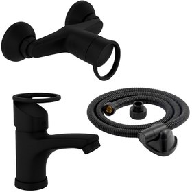 تصویر ست شیرآلات فراست پویا مدل تیدا M1 مجموعه 3 عددی 