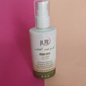 تصویر کرم ضد آفتاب پمپی spf50 بی رنگ 100 میل ژوت colorless pumpi sunscreen spf50 100 mil jute