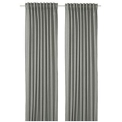 تصویر پرده تاریک کننده اتاق، 1 جفت ایکیا مدل IKEA TIBAST رنگ IKEA TIBAST