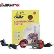 تصویر هدلایت LEDCO پایه H7 بسته دو عددی باگارانتی LEDCO H7 headlight