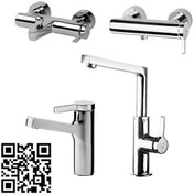 تصویر ست شیرآلات کی دبلیو سی مدل آوا 