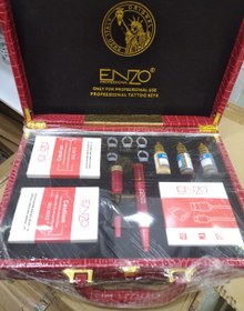تصویر دستگاه 2 کاره میکرونیدلینگ و تاتو انزو ساخت ایتالیا مدل ENZO A1W کیف چرم اصل ا ENZO A1W ENZO A1W