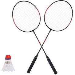 تصویر راکت بدمینتون فلزی آهو بسته دو عددی Badminton AHOO