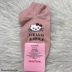 تصویر جوراب مچی دخترانه طرح Hello Kitty 