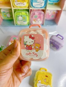 تصویر صابون کاغذی چمدونی کرومی و دوستان - هلو کیتی 