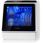 تصویر ماشین ظرفشویی رومیزی هنریچ مدل HTG8841 ظرفیت ۴ نفر با ۶ برنامه 