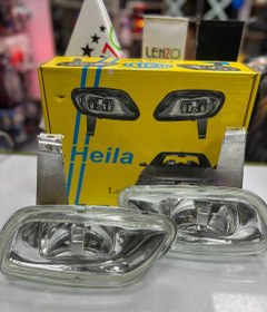 تصویر مه شکن جلو پژو پارس برند Heila شفاف دو عددی 