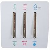 تصویر کلید کولر آسیا الکتریک مدل کریستال سه کانال 