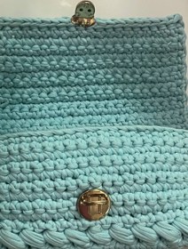 تصویر کیف دستی تریکو بافی 