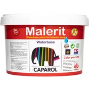 تصویر رنگ اکریلیک سفید نیمه براق کاپارول مدل مالریت وزن 14 کیلوگرم 