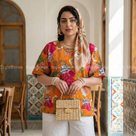 تصویر شومیز باتیک هندی آوین 