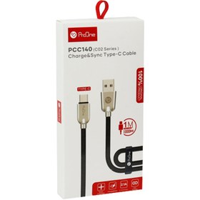 تصویر کابل تبدیل USB به USB-C پرووان مدل ProOne PCC140 به طول 1 متر در بروز کالا 