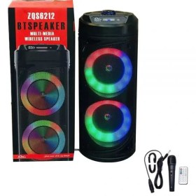 تصویر اسپیکر قابل حمل مدل ZQS 6212 ZQS 6212 model portable speaker